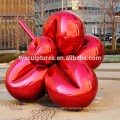 High quality popular 304 stainless steel polishing sculpture for garden decoration